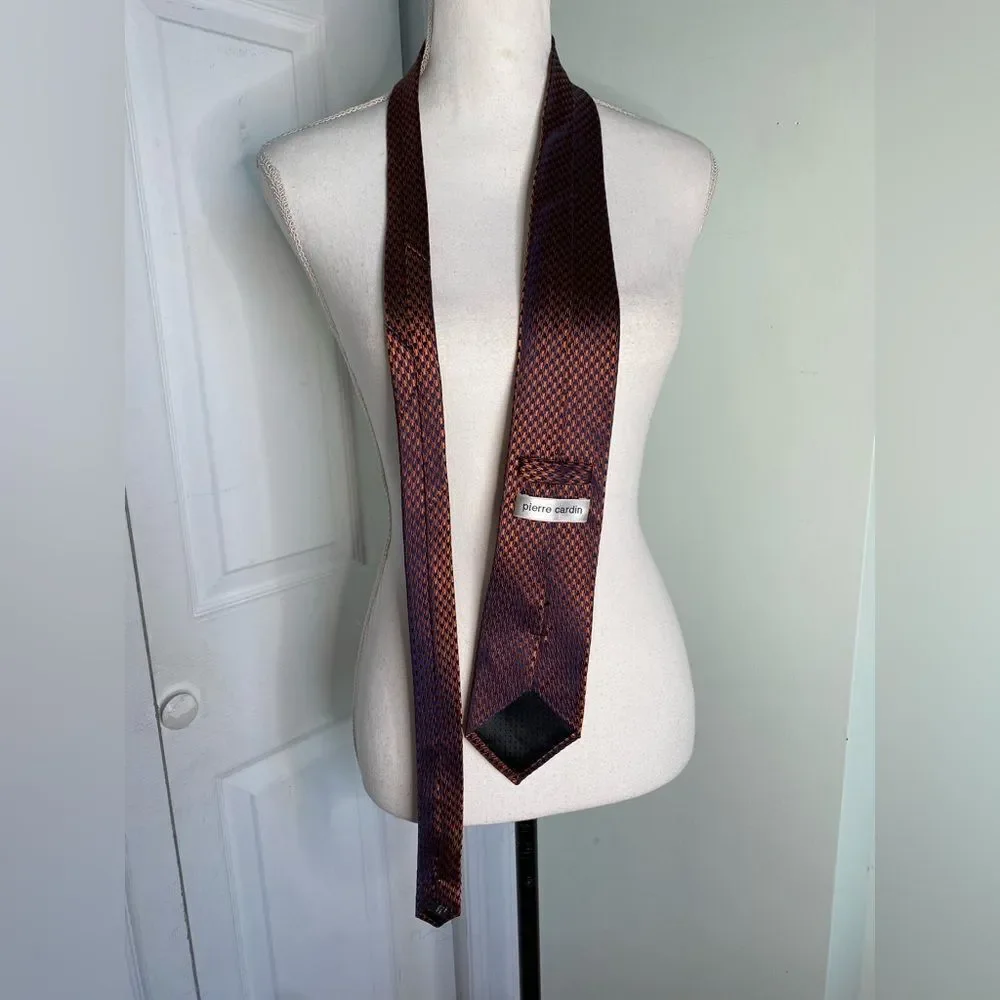 Vintage Pierre Cardin Iridescent Silk Tie